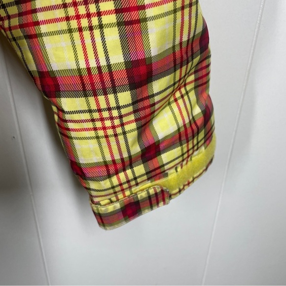 Burton Pink and Yellow Dry Ride Quilted Hooded Jacket Extra Large: (18) - Picture 8 of 10